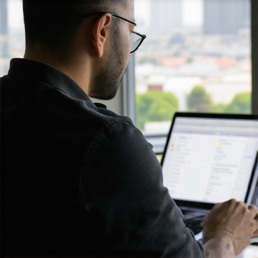 Expert analyzing Fresno cityscape for local SEO optimization