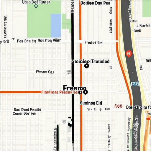 Fresno Local Business Map with Citations Map of Fresno highlighting local business listings and citation sources
