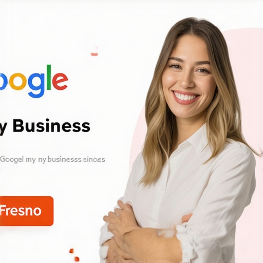Fresno business owner updating Google My Business profile