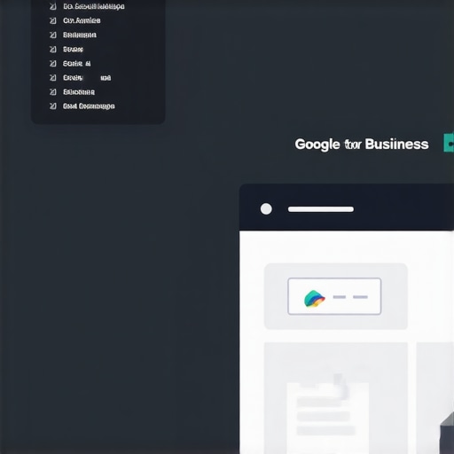Google Business Profile dashboard with optimization features