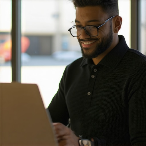 Fresno small business owner working on Google My Business optimization