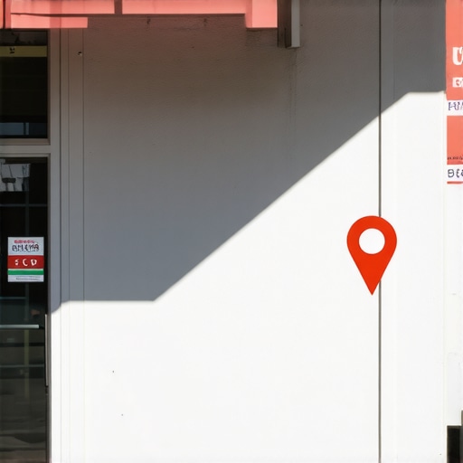 Fresno Local Business Map Optimization Fresno storefront with map marker