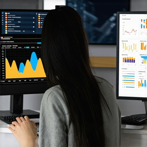 Analyzing Fresno Local SEO Data Person reviewing Fresno SEO analytics and maps on a computer