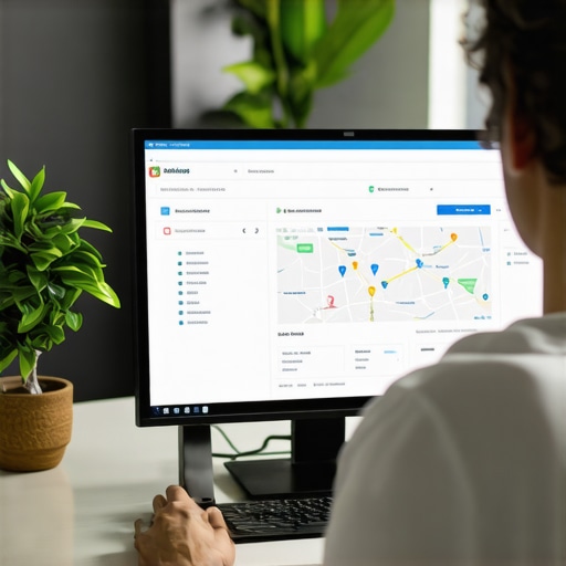 SEO Tools in Action for Fresno Business Person analyzing Fresno local SEO dashboard on computer