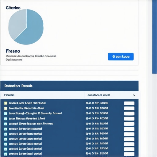 Screenshot of Moz Local dashboard demonstrating citation audit for Fresno businesses