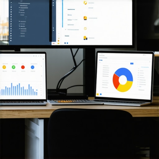 Screenshot of SEO dashboards displaying analytics for Fresno local SEO management.