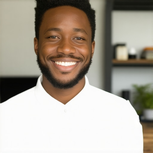 Business owner working on Google profile in Fresno